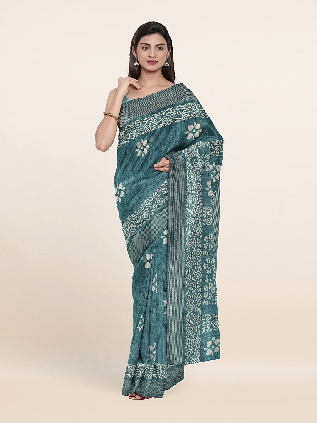 

Pothys Women Blue Sarees