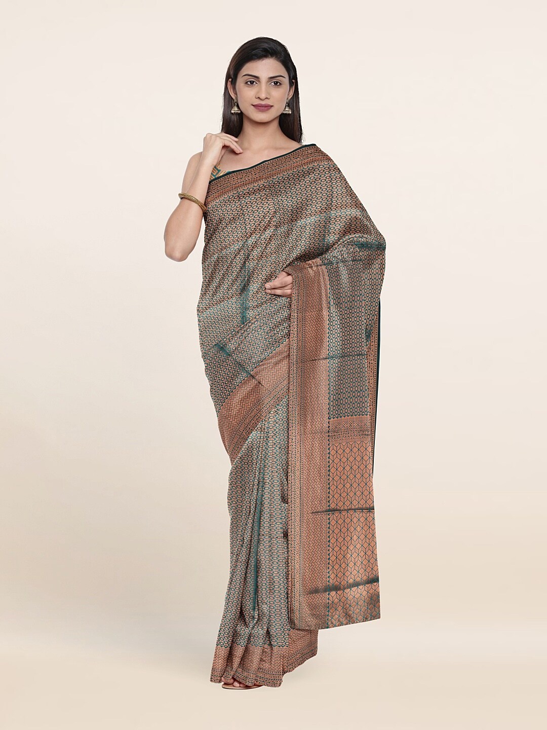 

Pothys Women Blue Sarees