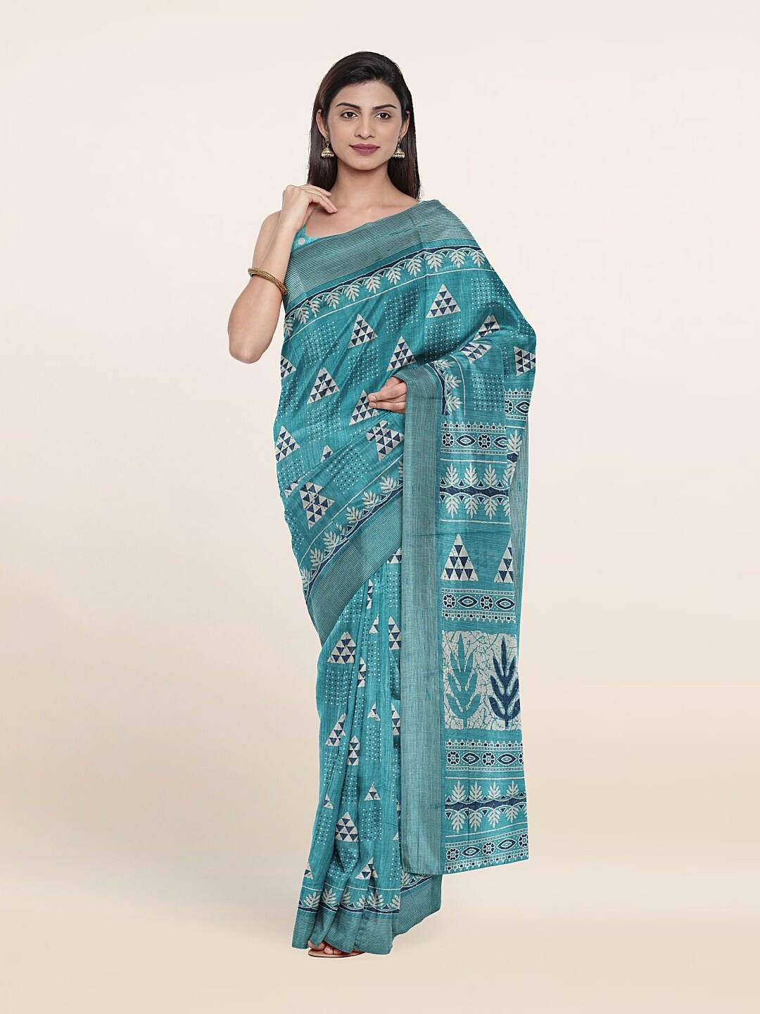 

Pothys Women Blue Sarees