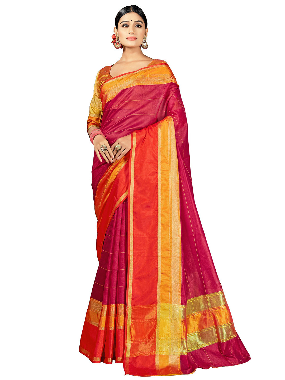 

KALINI Women Pink Sarees
