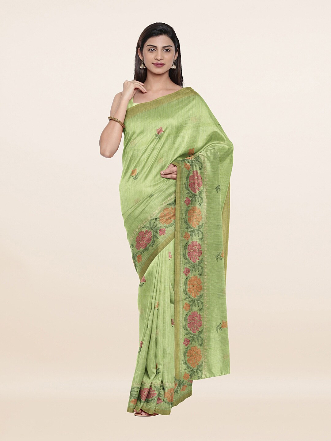 

Pothys Women Green Sarees