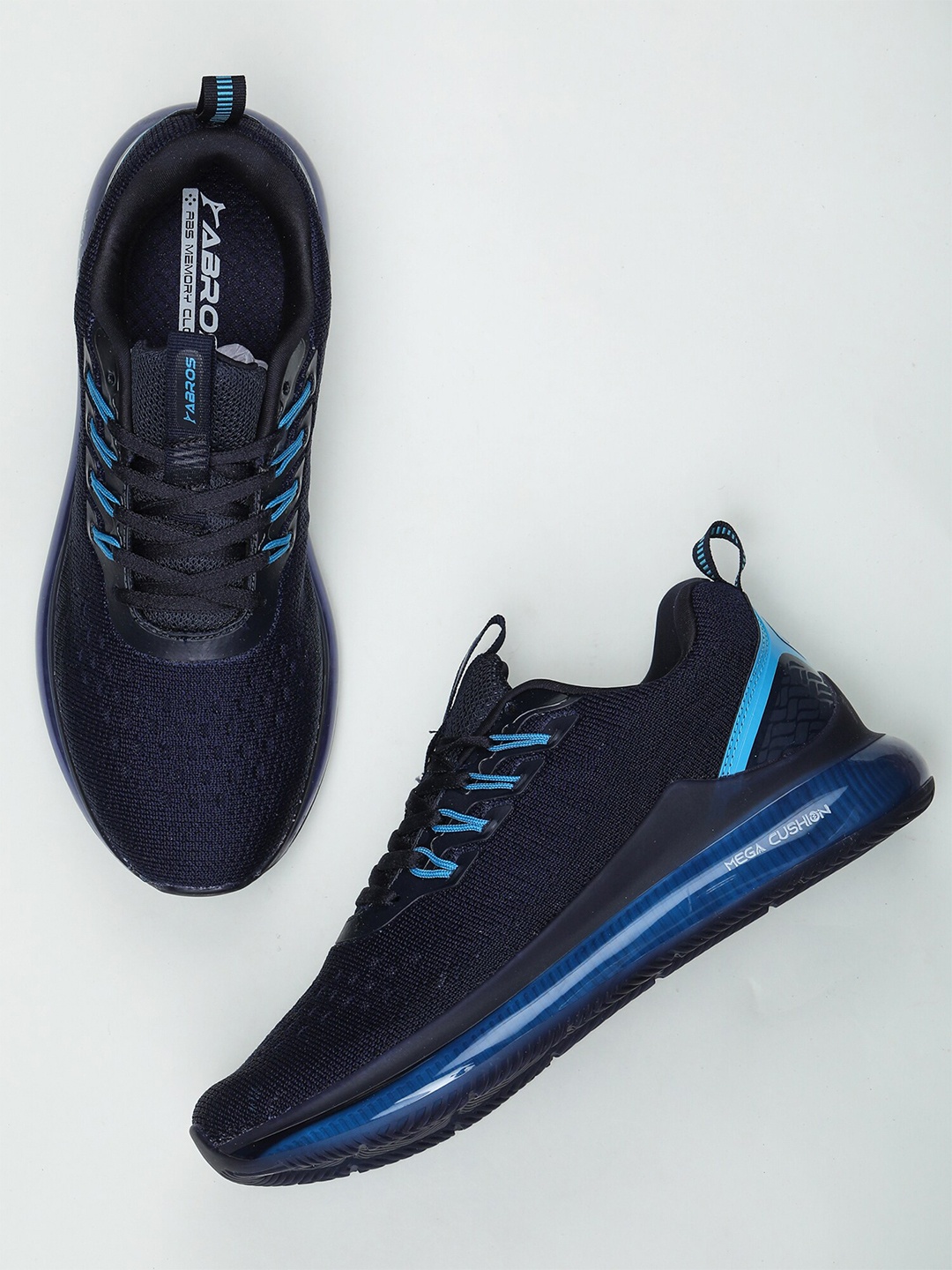 

ABROS Men Fusion Running Sports Shoes, Navy blue