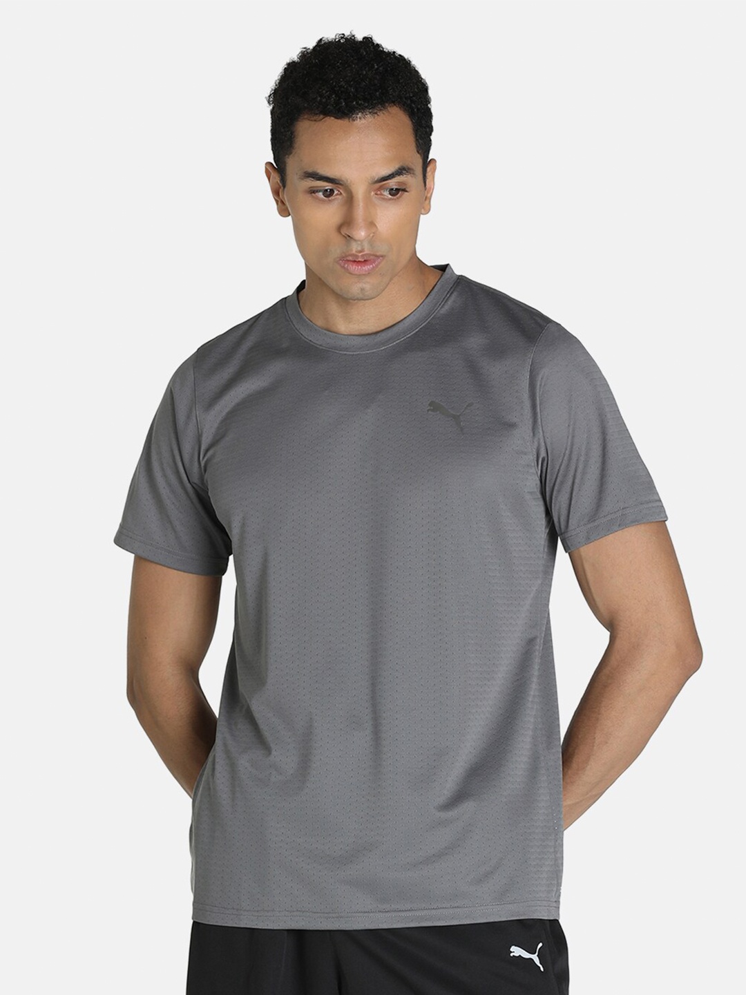 

Puma Men Grey Favourite Blaster Training or Gym T-shirt