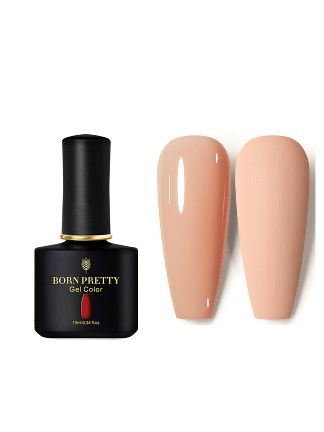 

BORN PRETTY Black Spar Series Glossy / Matte UV LED Gel Nail Polish 10 ml - Shade 20, Nude