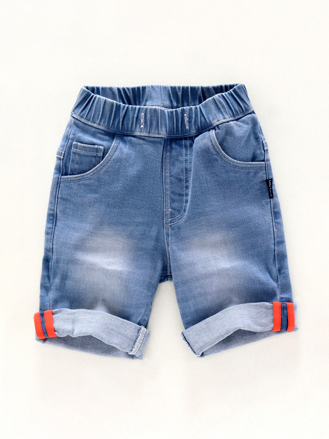 

Little Carrot Boys Blue Washed Denim Outdoor Shorts