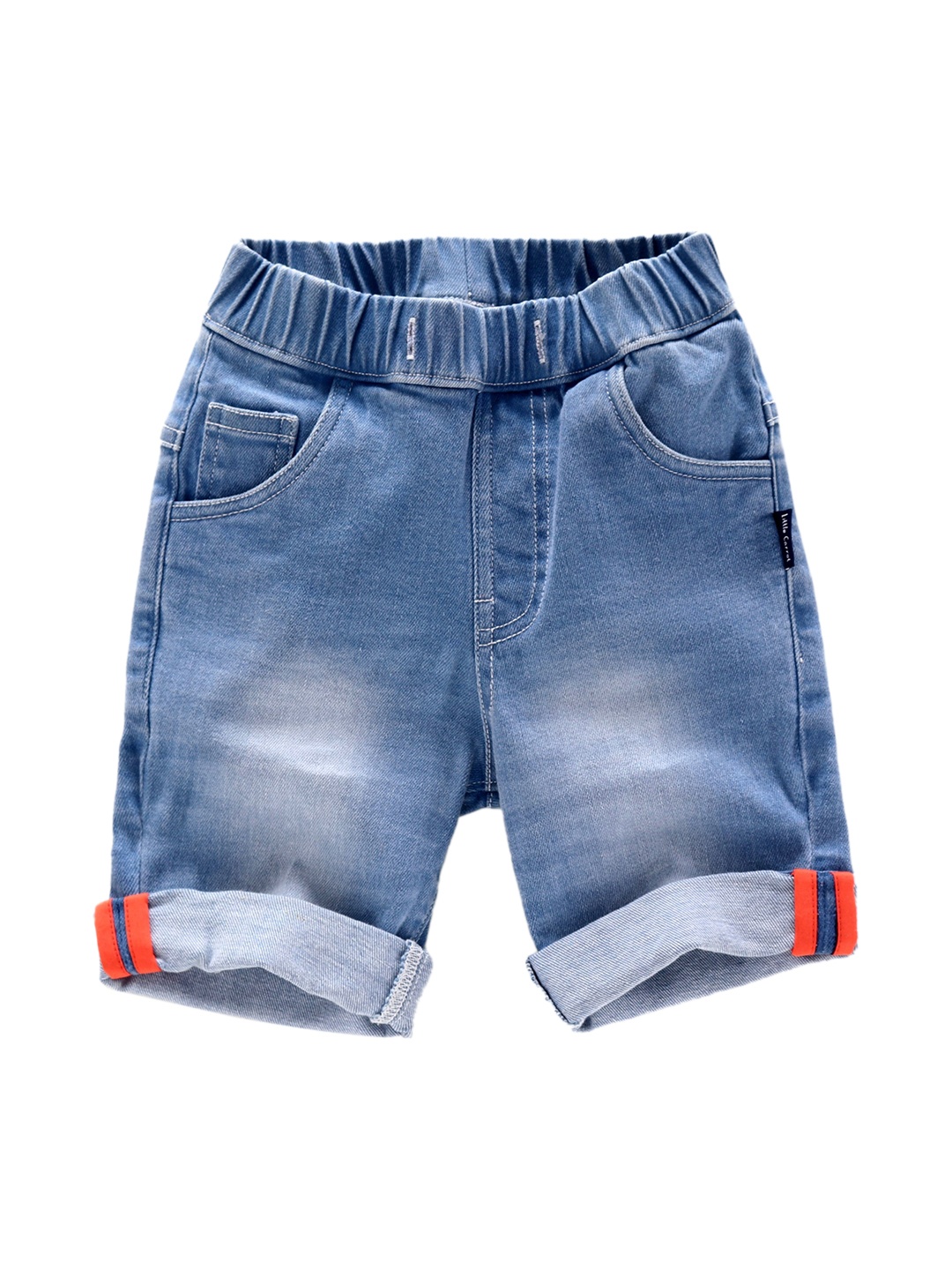

Little Carrot Boys Blue Washed Denim Shorts
