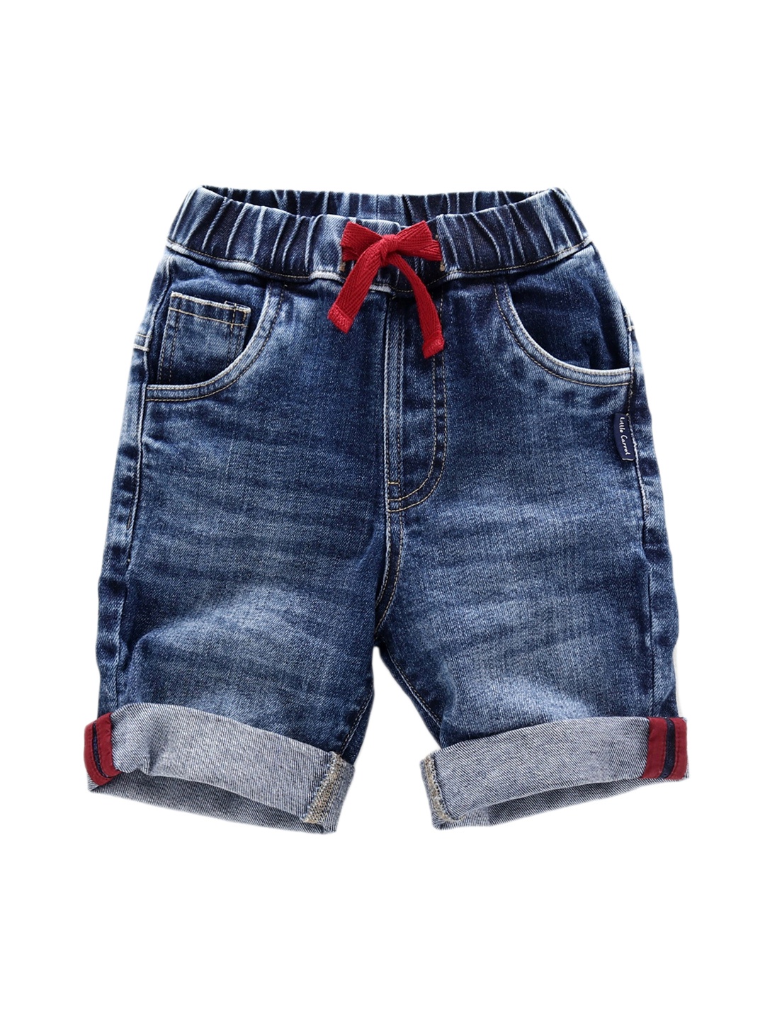 

Little Carrot Boys Navy Blue Washed Denim Outdoor Shorts