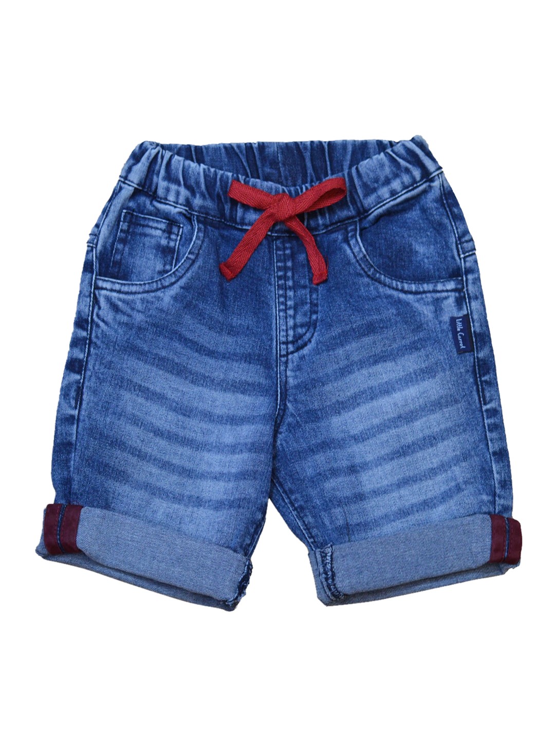 

Little Carrot Boys Blue Washed Outdoor Denim Shorts