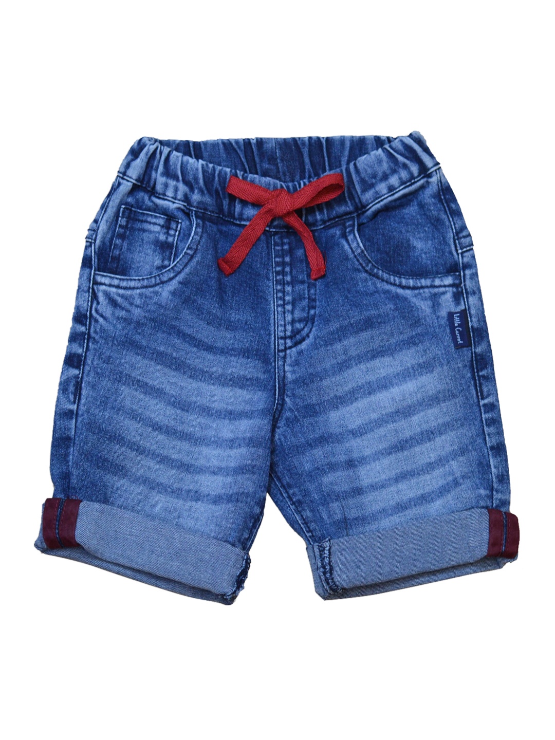 

Little Carrot Boys Blue Washed Denim Outdoor Denim Shorts
