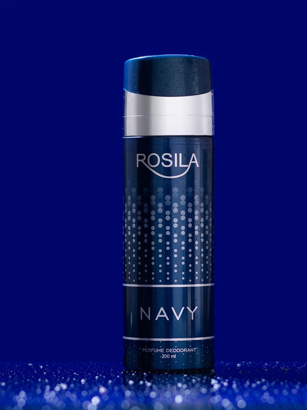 

ROSILA Set of Navy Deodorant Body Spray 200ml & Warrior Eau de Parfum 30ml, Blue
