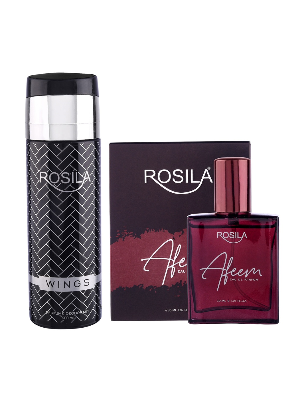 

ROSILA Combo Of Wings With Afeem 230ml, Black