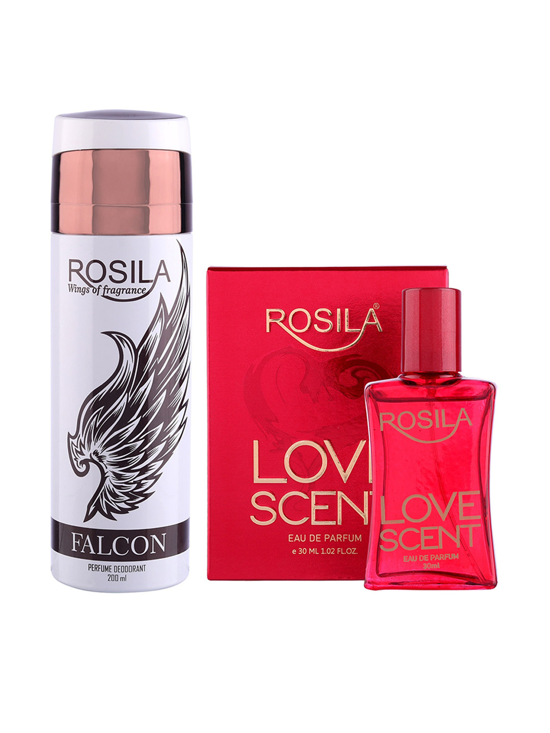 

ROSILA Combo Of Falcon With LoveScent 230ml, White