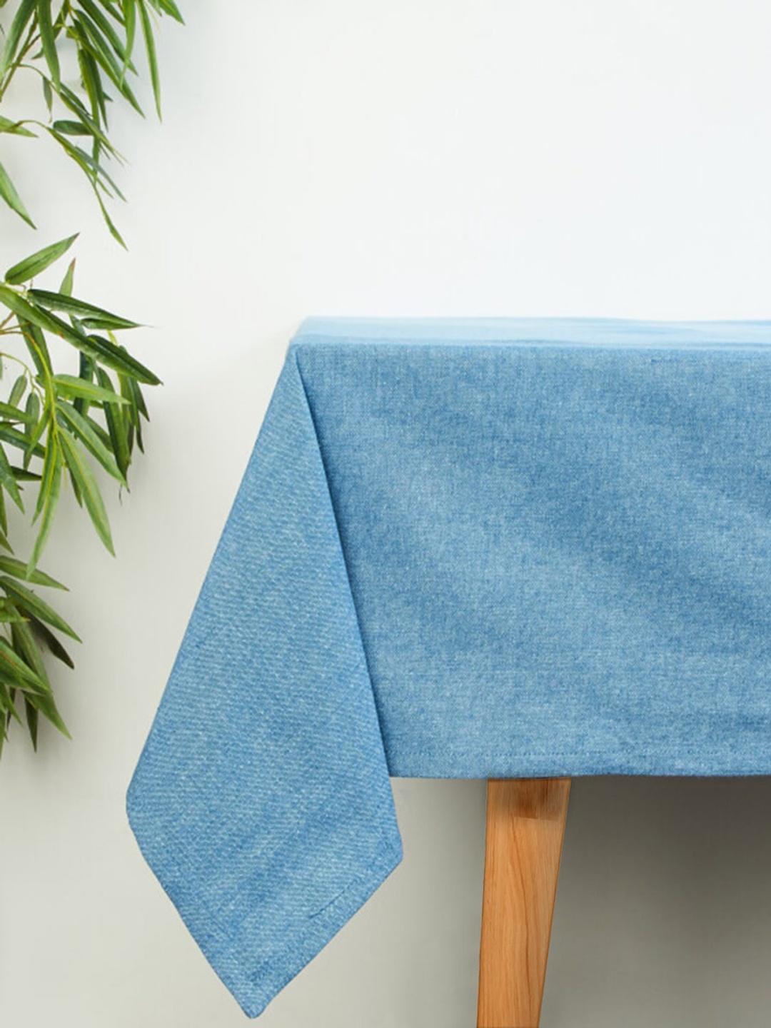 

Home Centre Blue Medora Chamber Woven Cotton Table Cloth