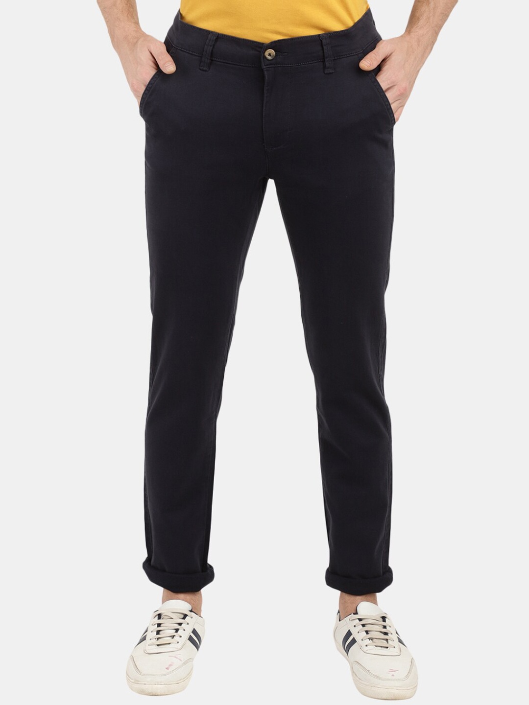 

V-Mart Men Navy Blue Chinos Trousers