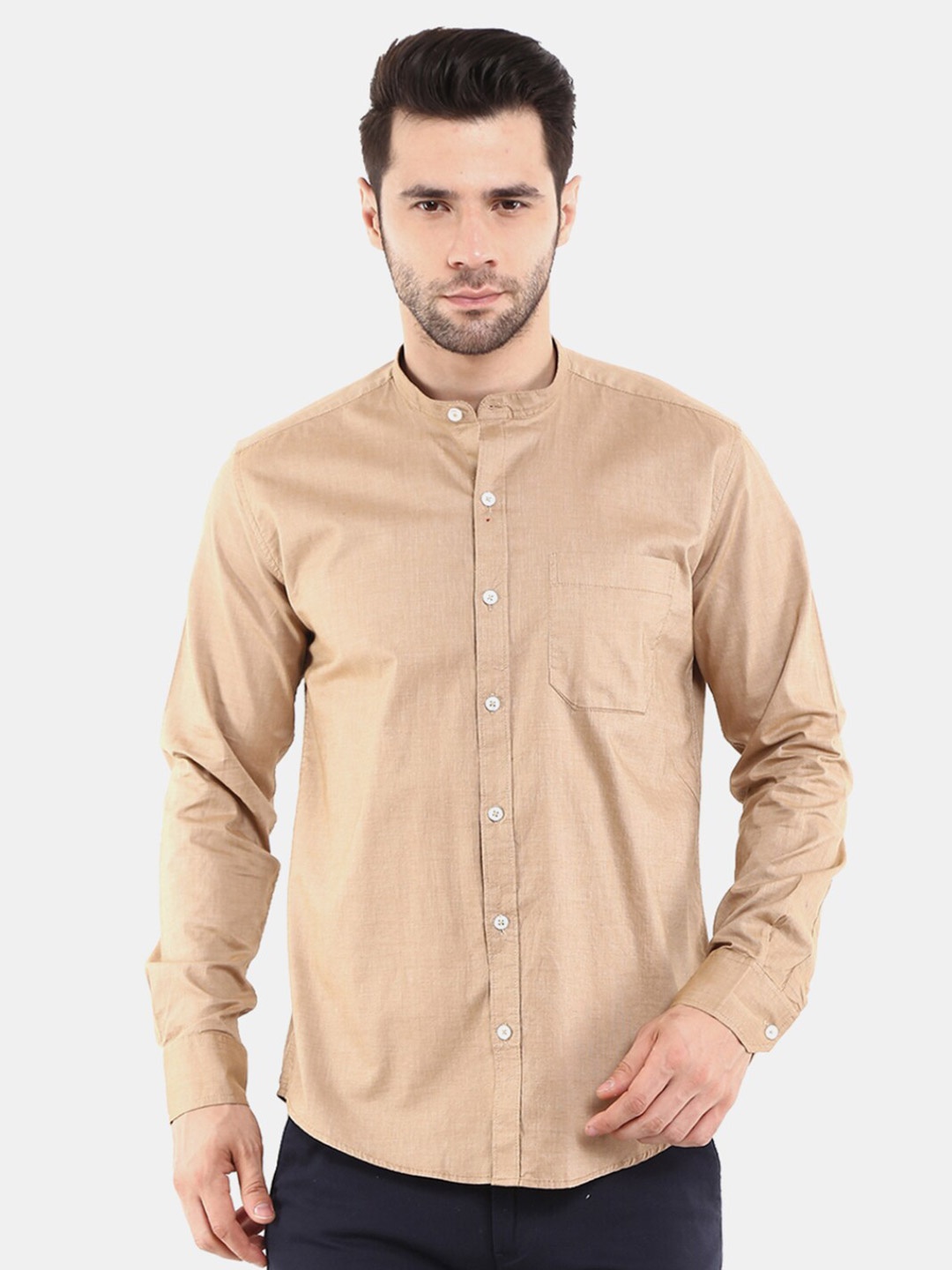 

V-Mart Men Khaki Casual Shirt