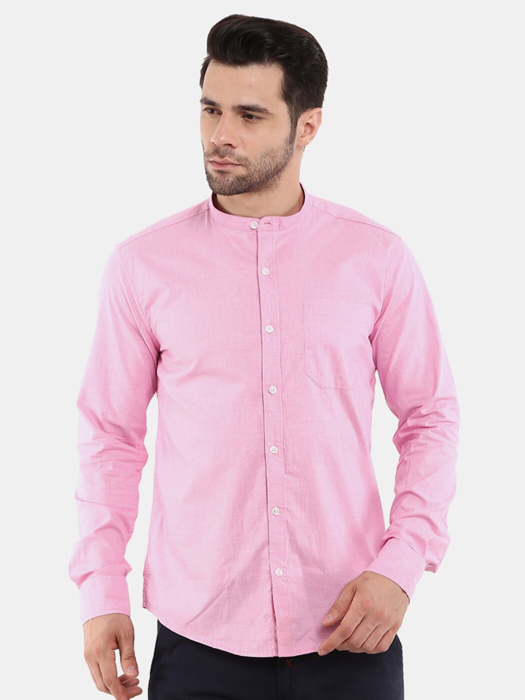 

V-Mart Men Pink Regular Fit Casual Shirt