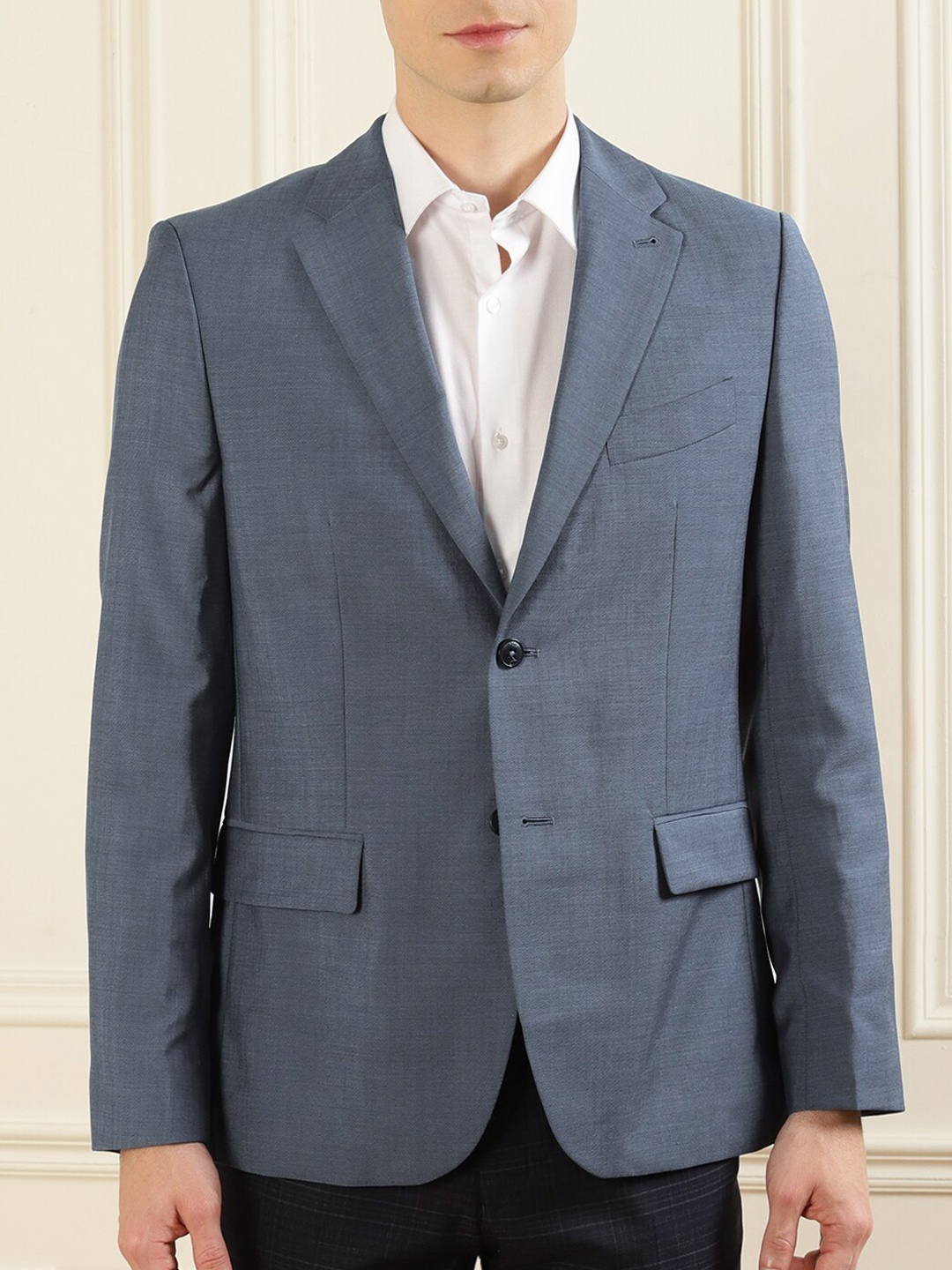 

Ted Baker Men Blue Solid Blazer