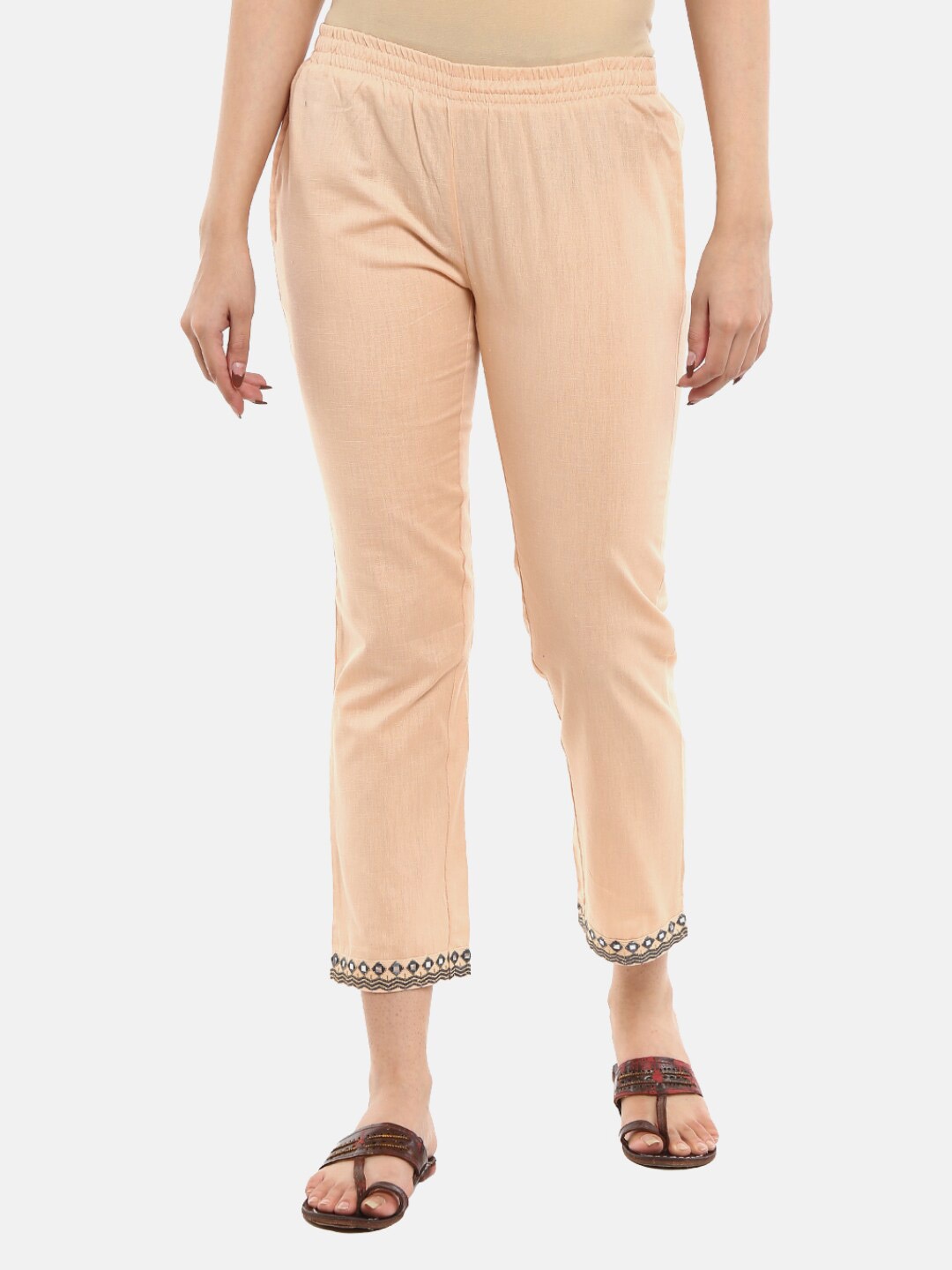 

Desi Mix Women Beige Palazzos