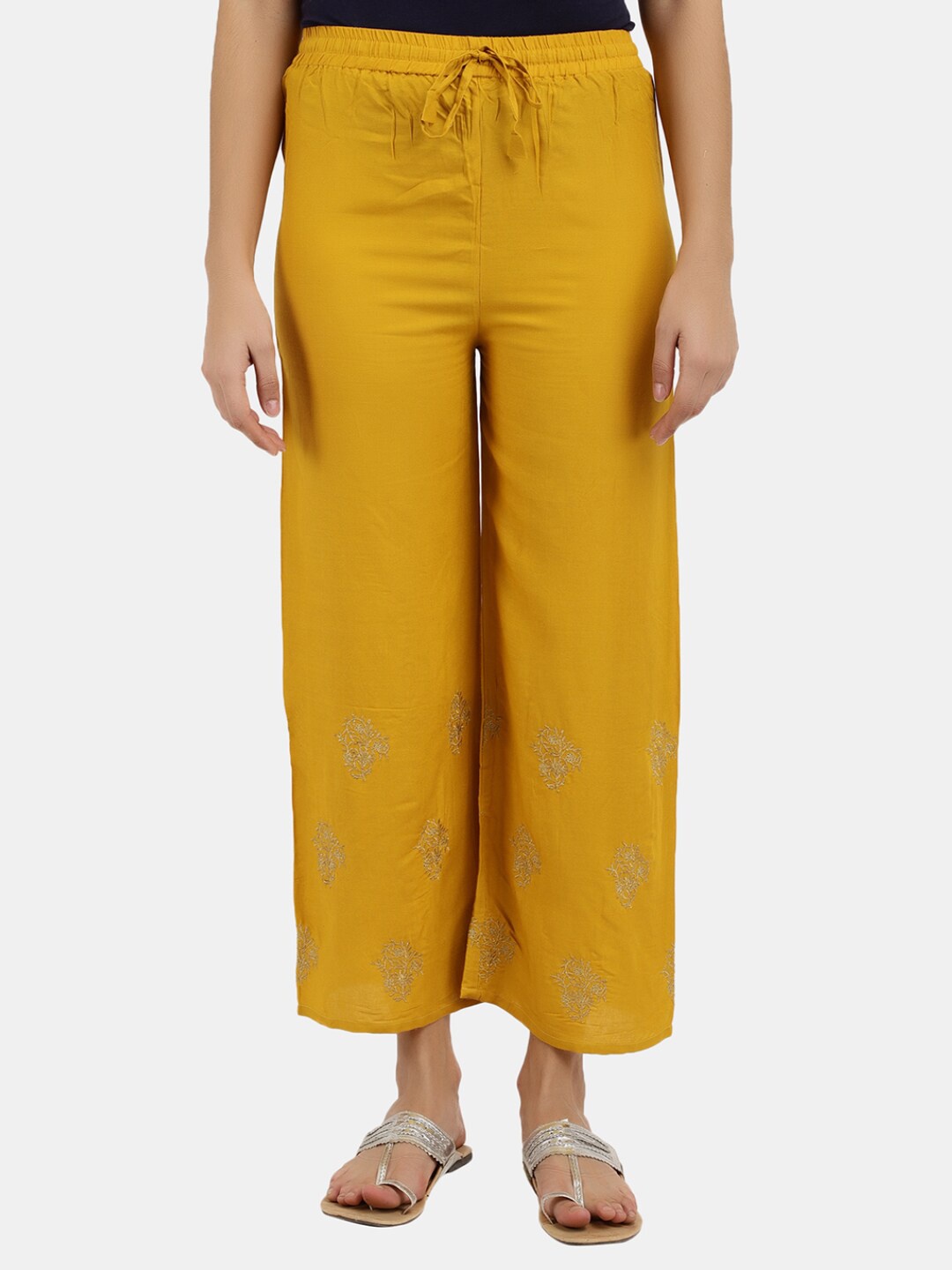 

Desi Mix Women Mustard Palazzos