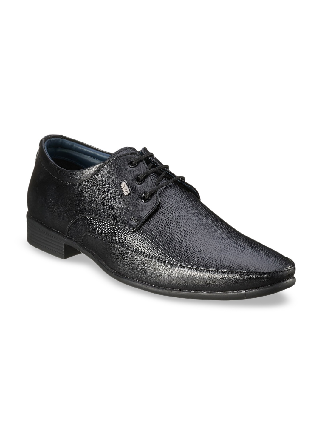 

Duke Men Black Solid Formal Derbys