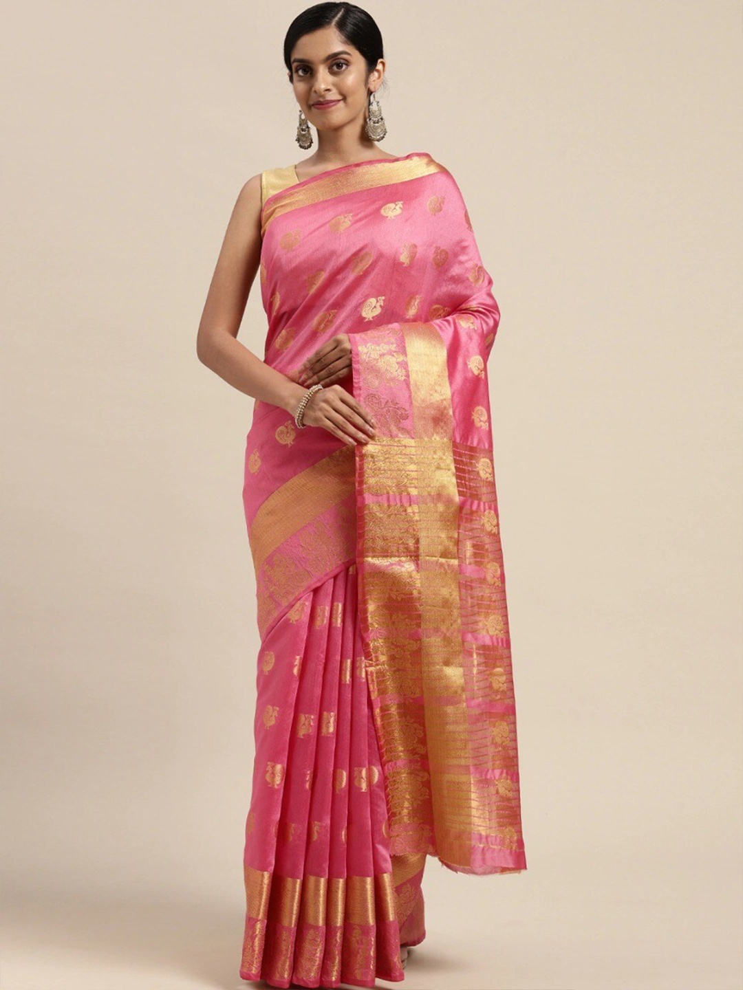 

KALINI Women Pink Sarees