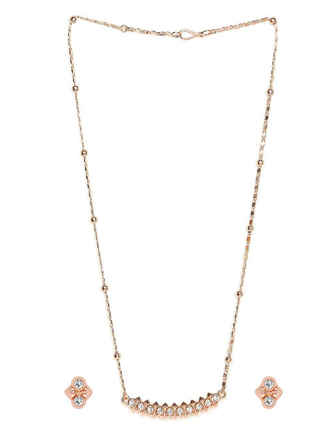 

Mahi Women Rose Gold Necklace and Chains