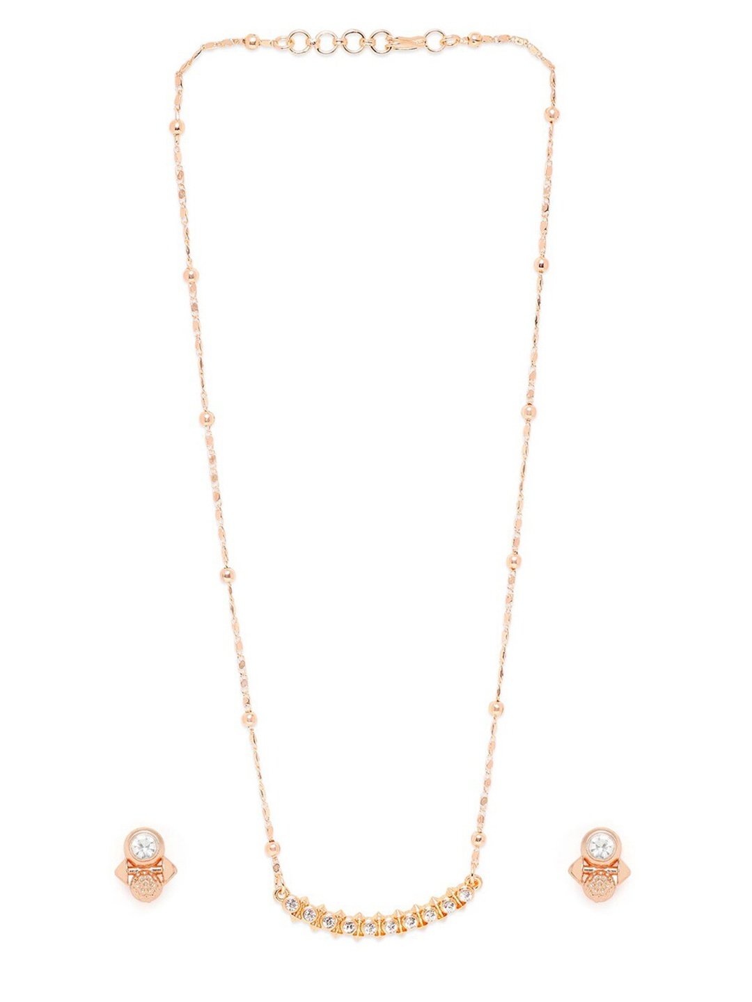 

Mahi Women Rose Gold Necklace and Chains