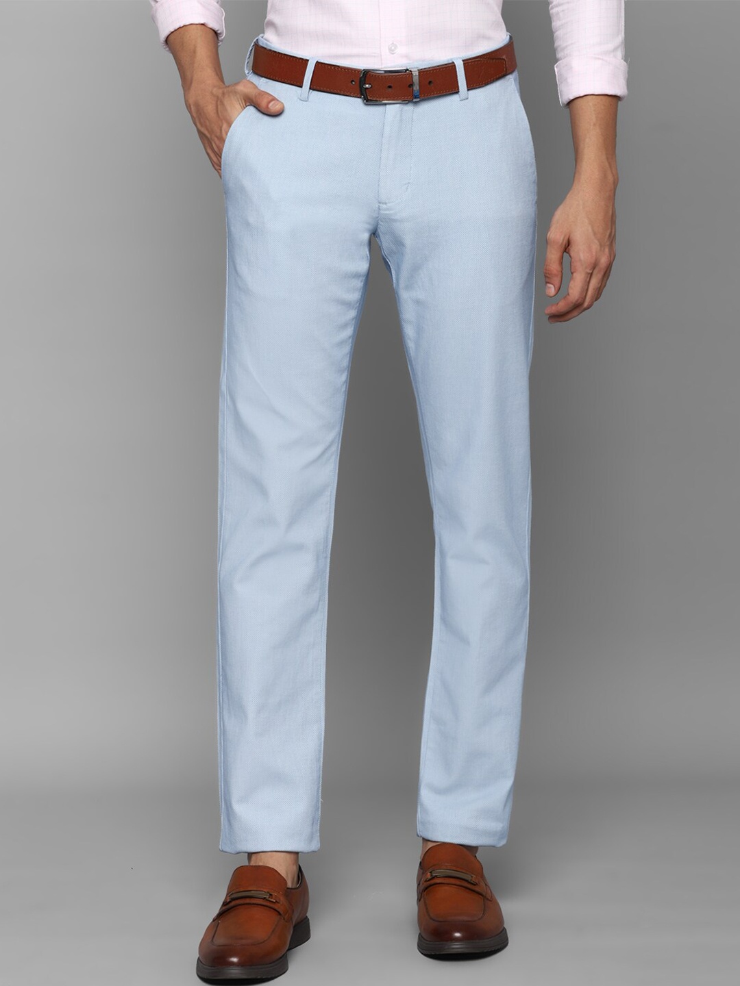 

Allen Solly Men Blue Slim Fit Trousers