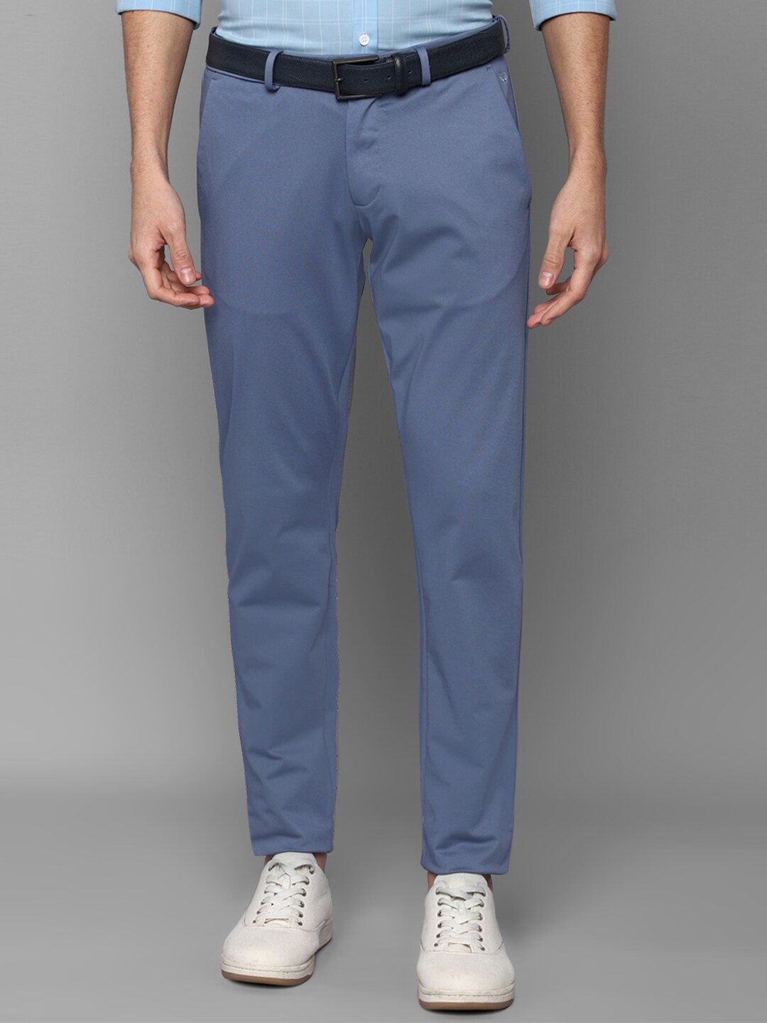 

Allen Solly Men Blue Slim Fit Trousers