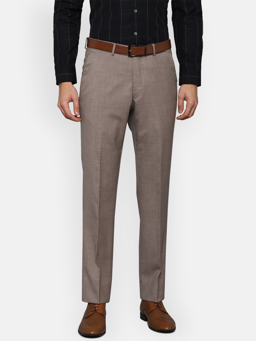 

Luxure by Louis Philippe Men Grey Slim Fit Trousers