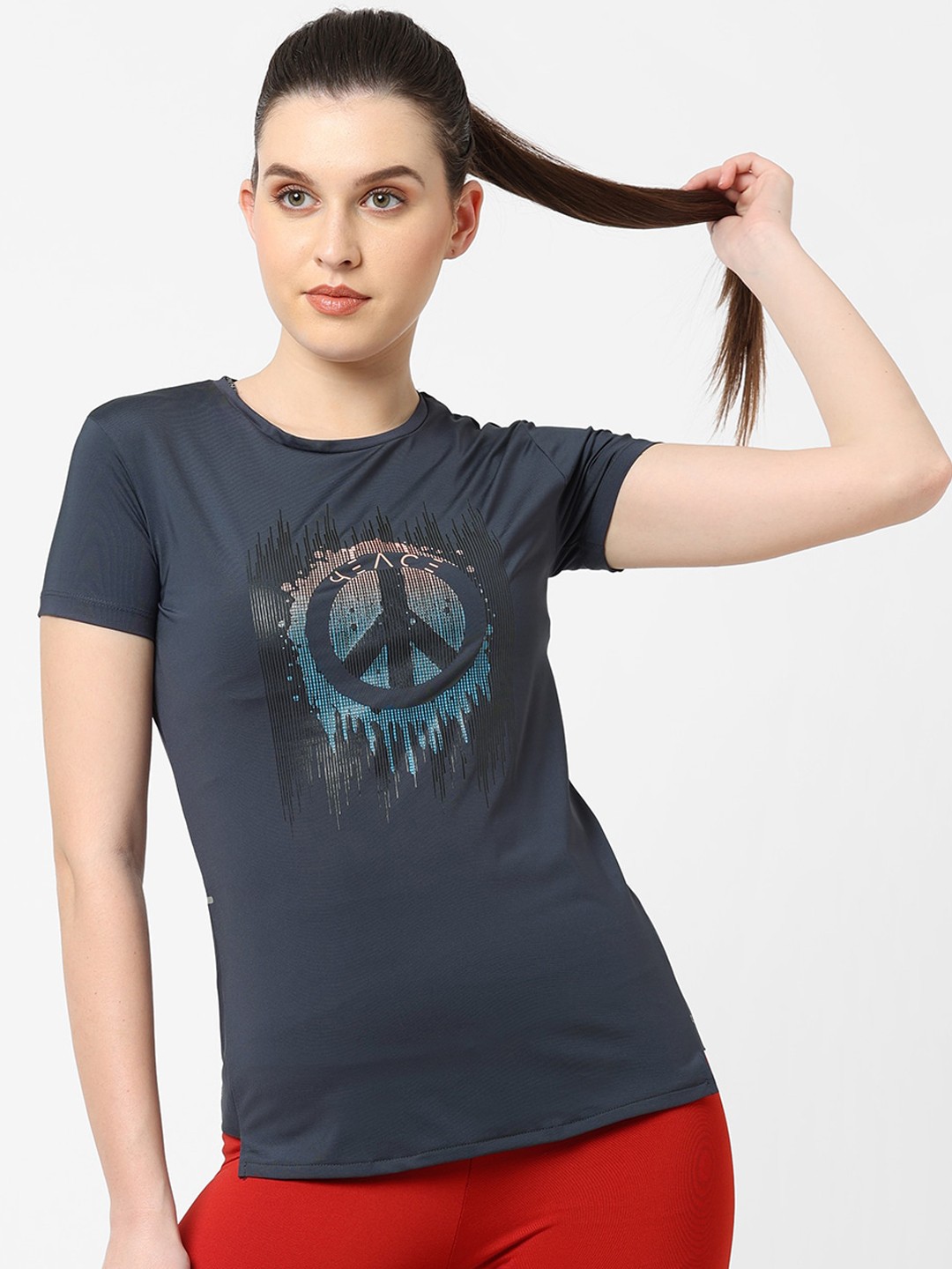 

Sweet Dreams Women Grey Printed Lounge Tshirts