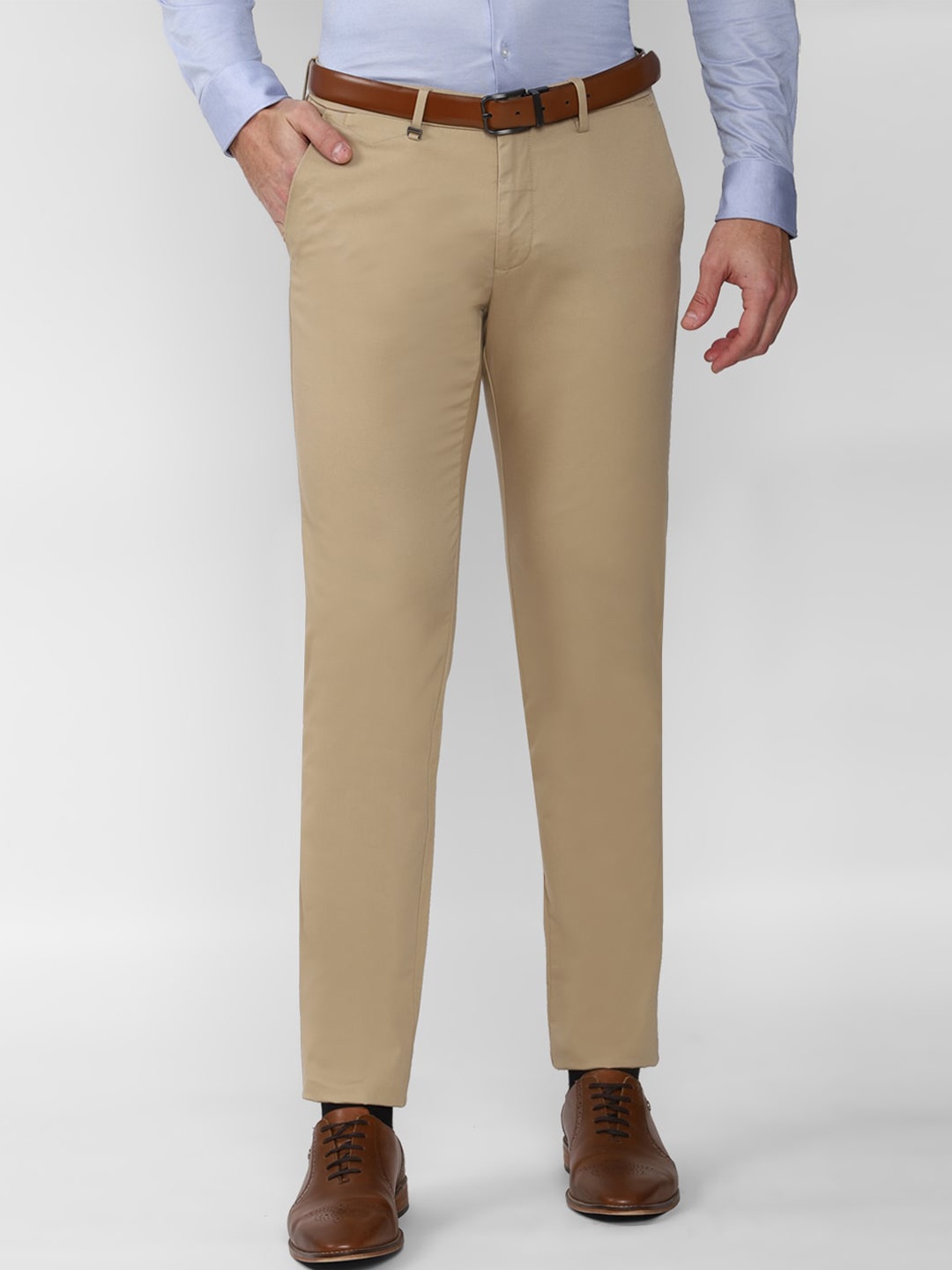 

Van Heusen Men Khaki Slim Fit Trousers