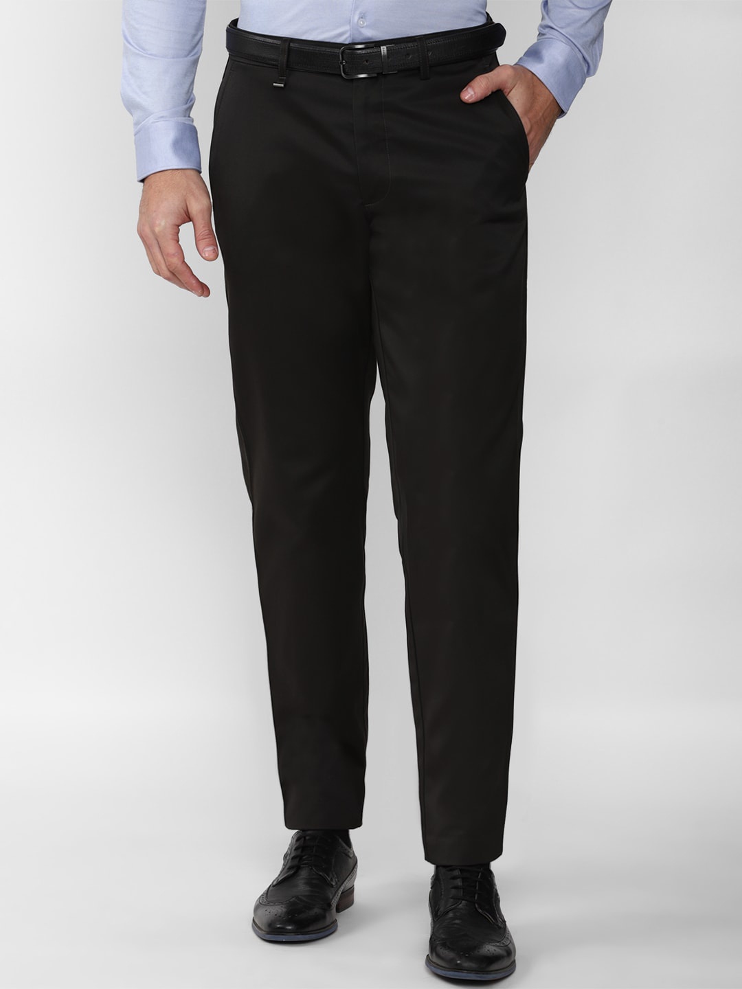 

Van Heusen Men Black Trousers