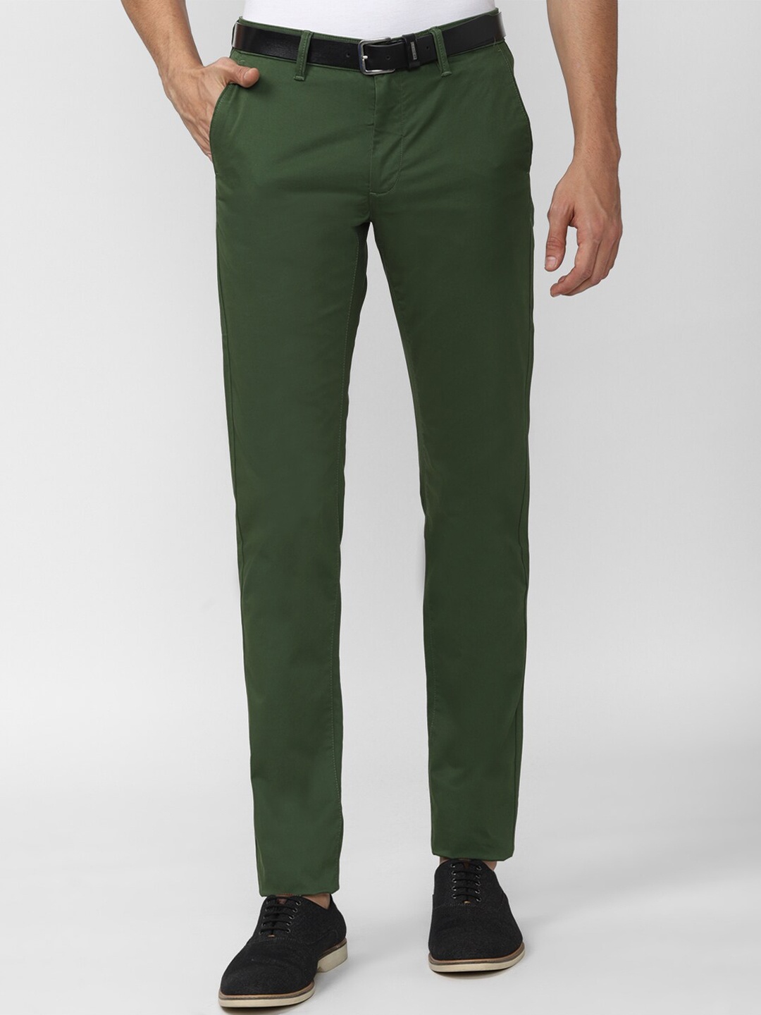 

Van Heusen Sport Men Green Slim Fit Trousers