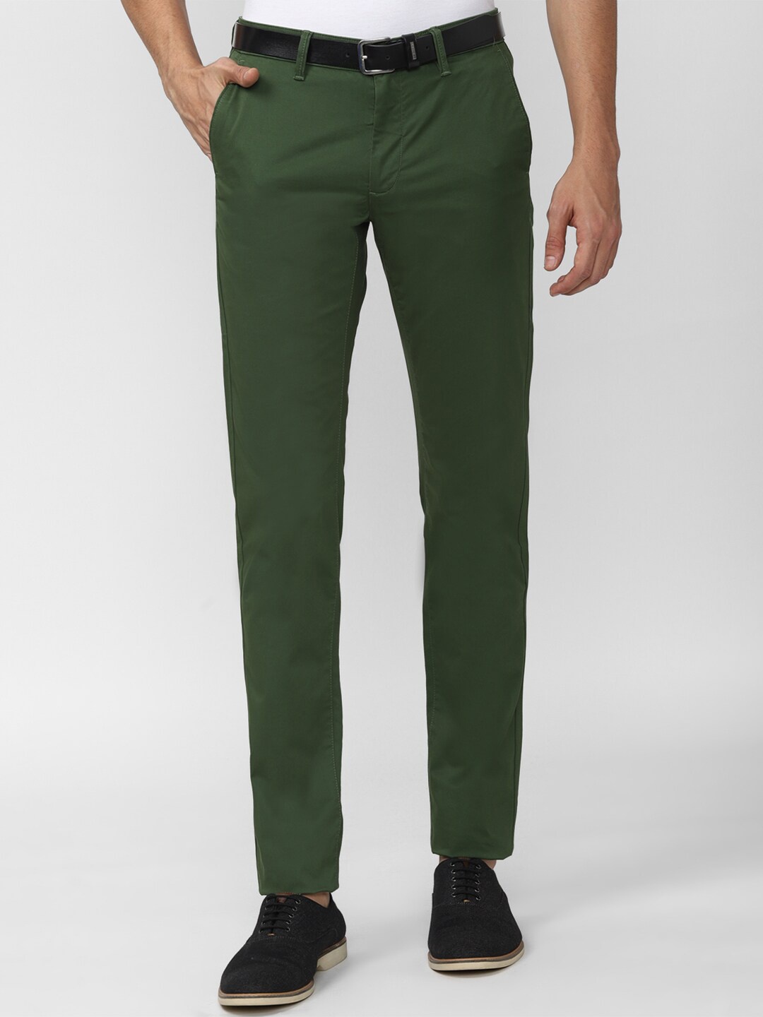 

Van Heusen Sport Men Green Slim Fit Trousers