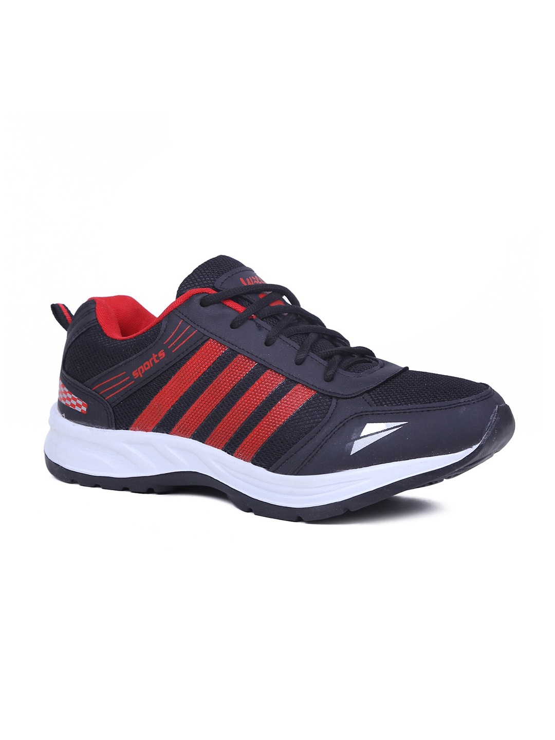 

ASIAN Men Black Mesh Running Shoes