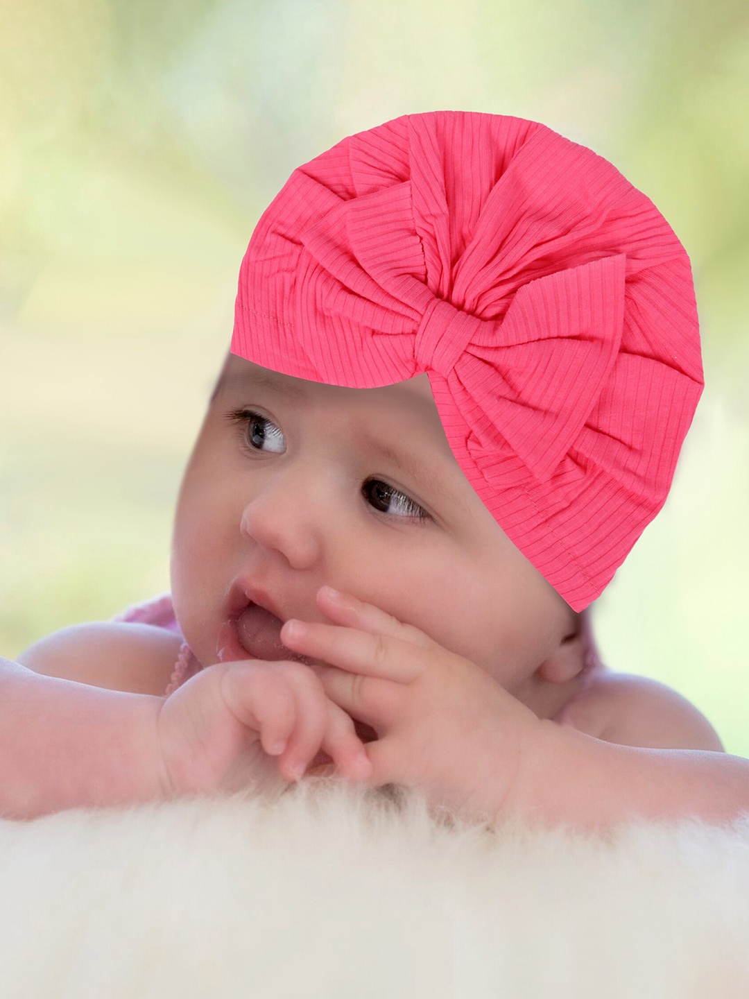 

Baby Moo Girls Pink Beanie