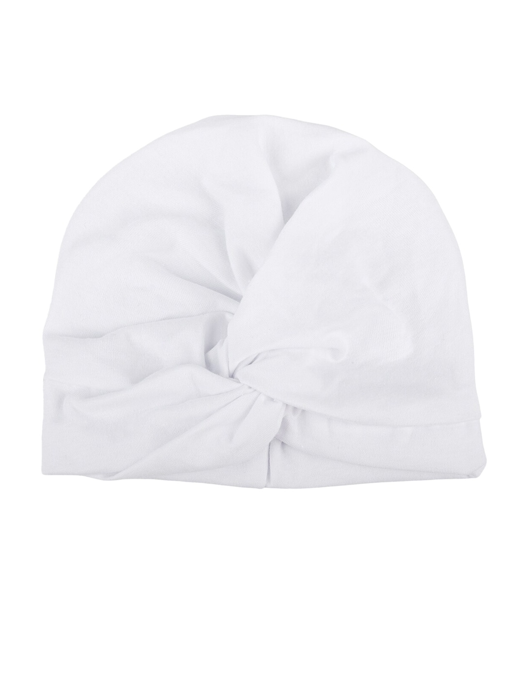 

Baby Moo Girls White Cotton Beanie