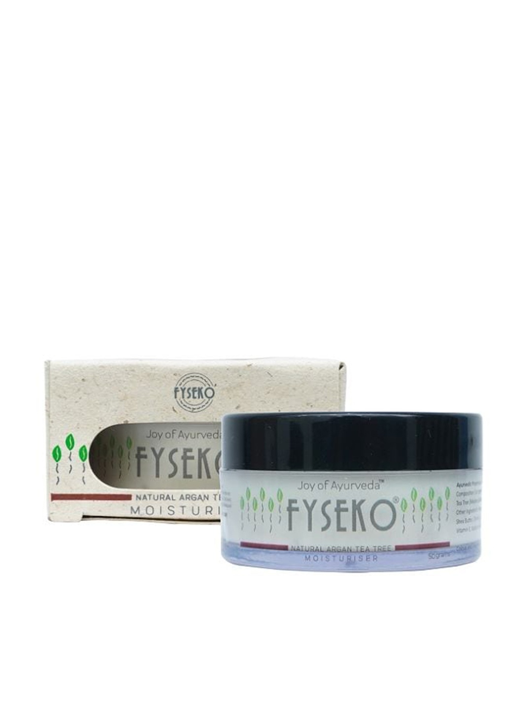 

FYSEKO Natural Argan Tea Tree Face Moisturizer with Vitamin E & Shea Butter - 50 g, Beige