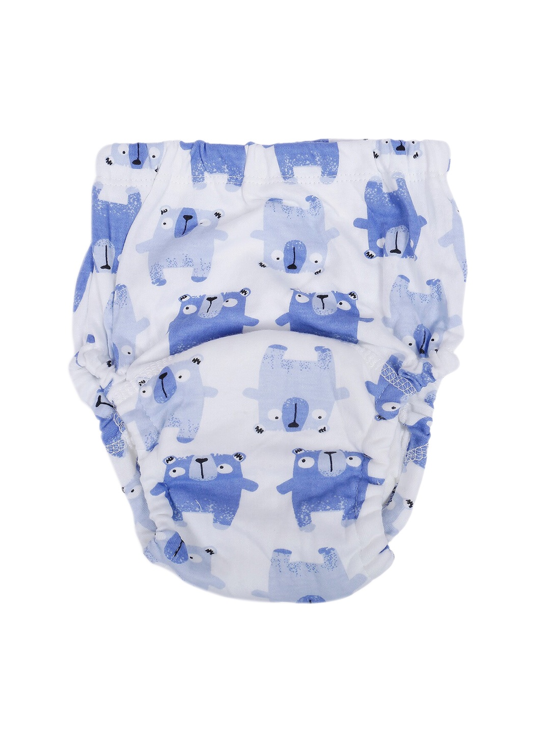 

Baby Moon White & Blue Reusable Cloth Training Diaper Panty