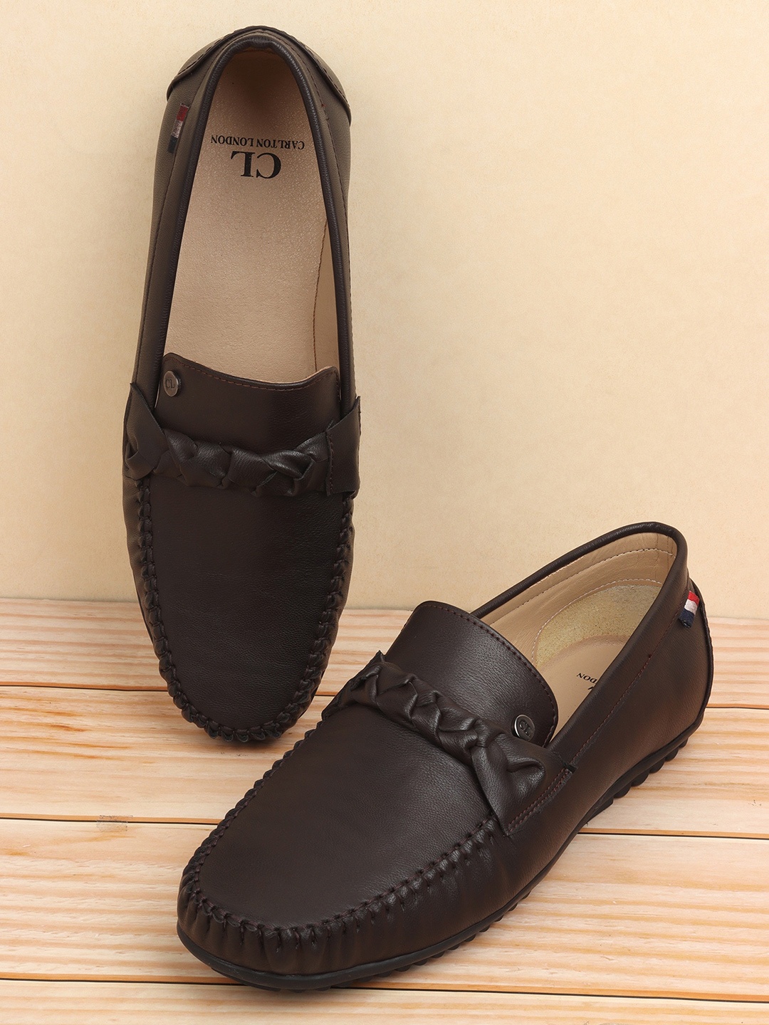 

Carlton London Men Brown Loafers