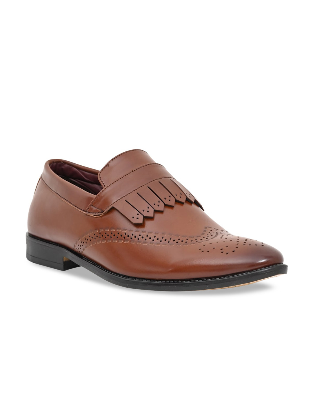

Carlton London Men Brown Slip-On Sneakers