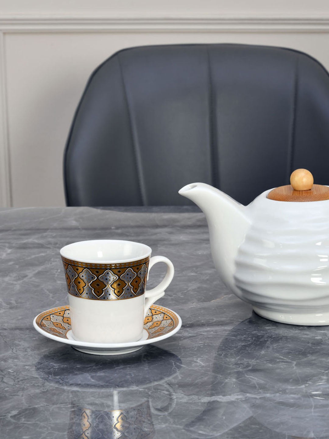 

Athome by Nilkamal Unisex White Cups and Mugs