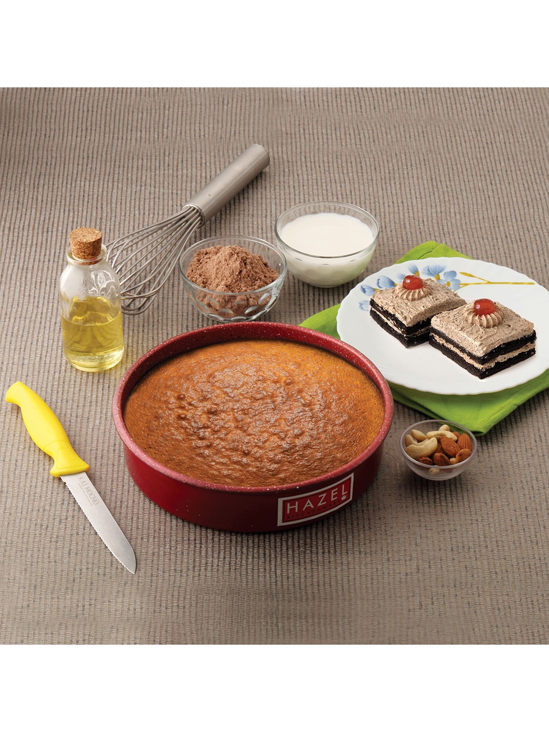 

HAZEL Red Non-Stick Aluminum Baking Mould