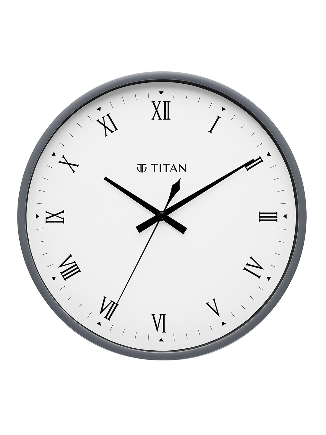 

Titan Grey & White Analogue Contemporary Wall Clock