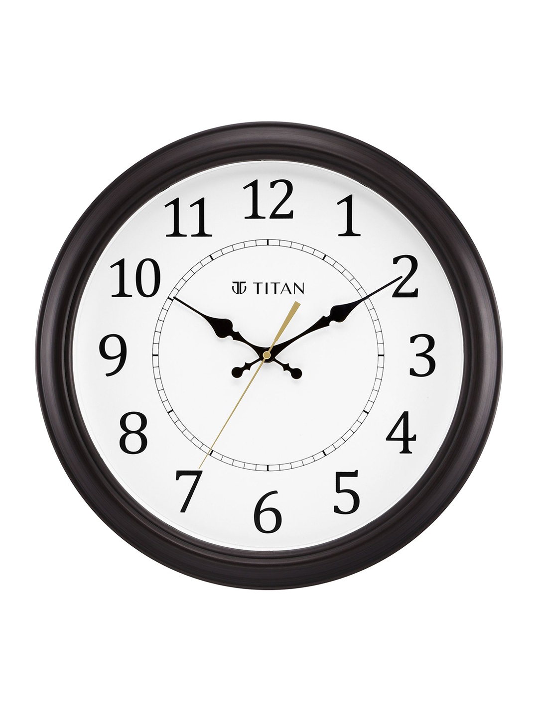 

Titan Brown & White Contemporary Wall Clock