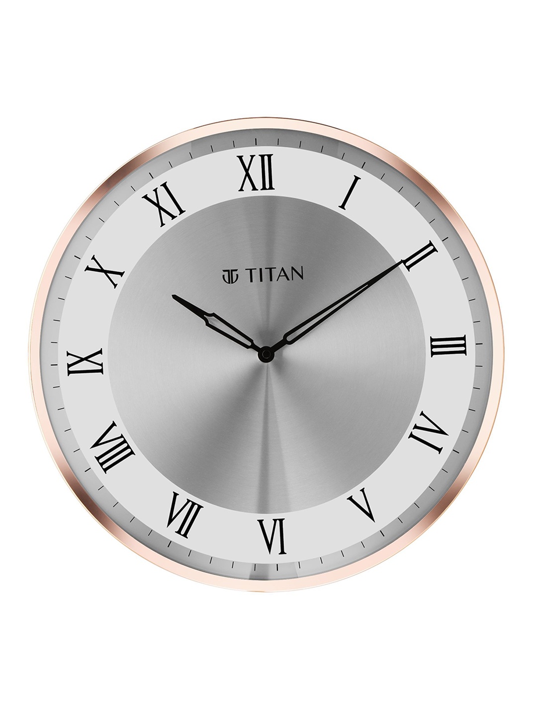 

Titan Rose Gold-Toned & White Printed Contemporary 40 cm Wall Clock