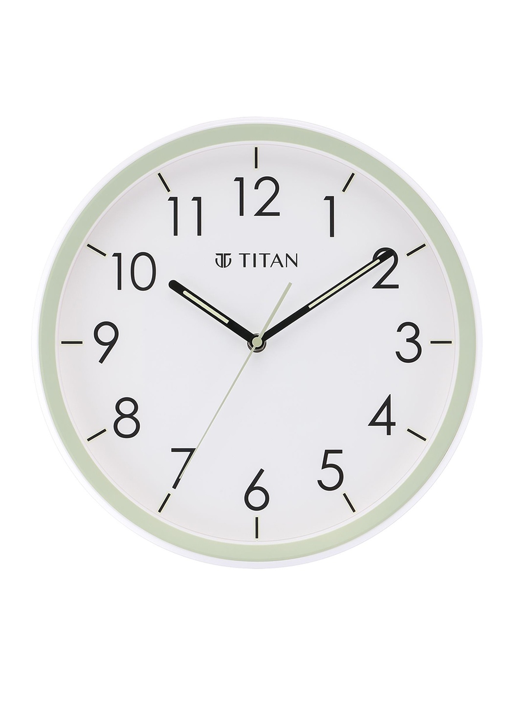 

Titan Green & White Printed Contemporary 40 cm Wall Clock