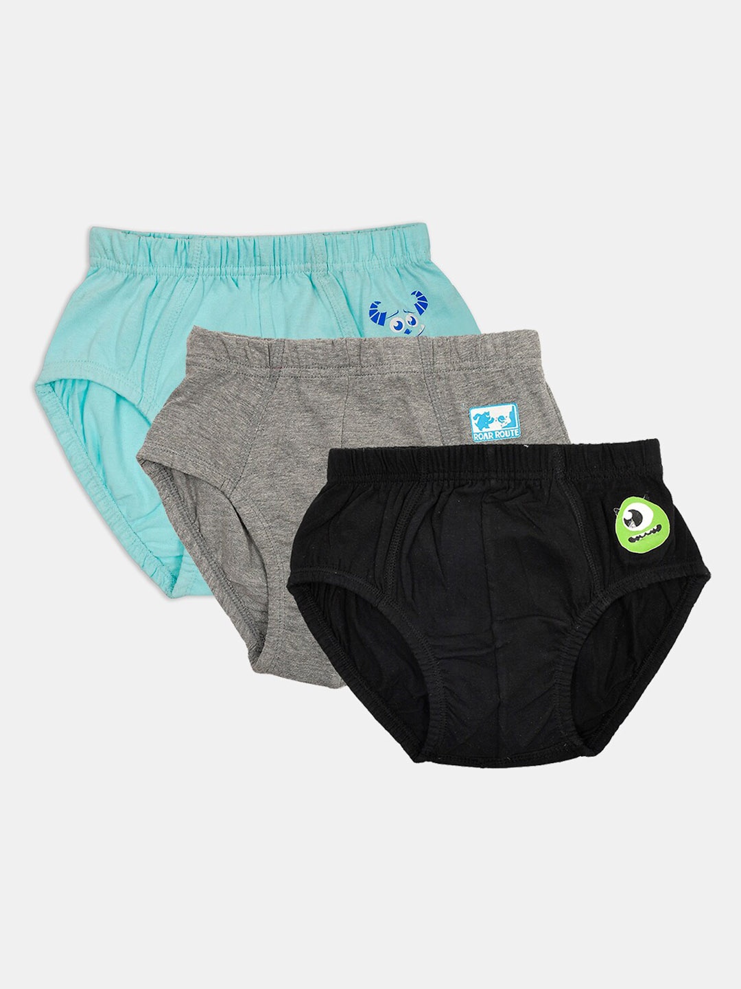 

YK Boys Pack of 3 Printed Cotton Briefs YKJPC536PLPRBRF-Multicolor, Multi
