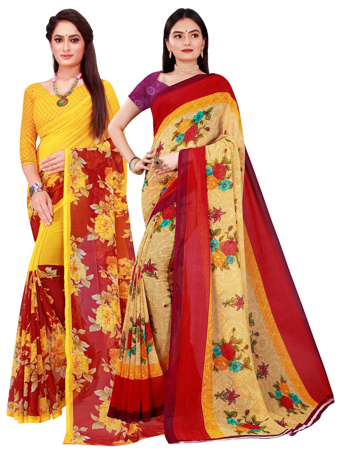 

Florence Women Beige Sarees